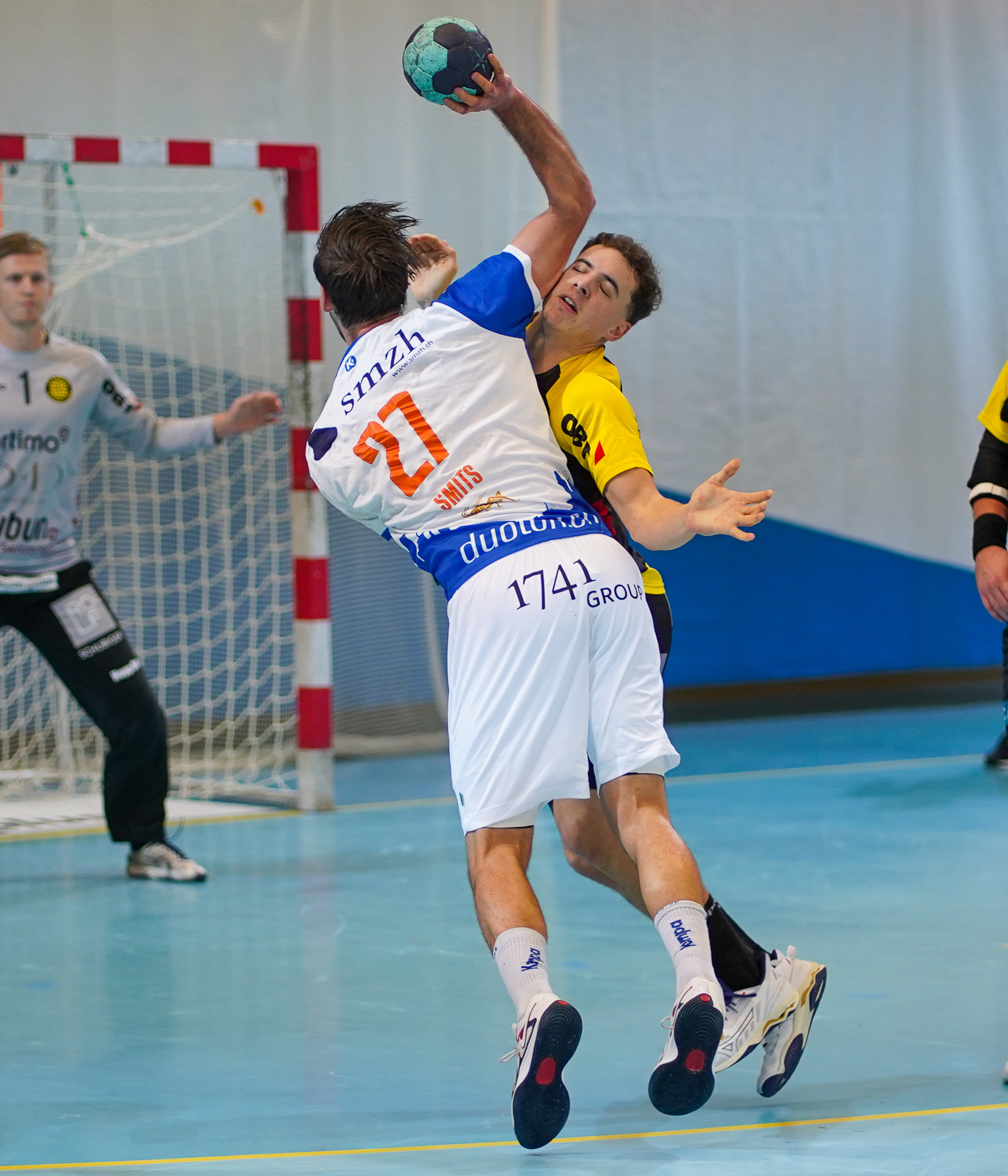 Jorn Smits, Quickline Handball League, GC Amicitia Zürich vs St.Otmar St.Gallen